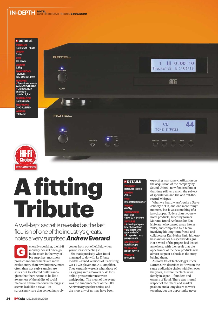 Hi-Fi Choice Preview Pages