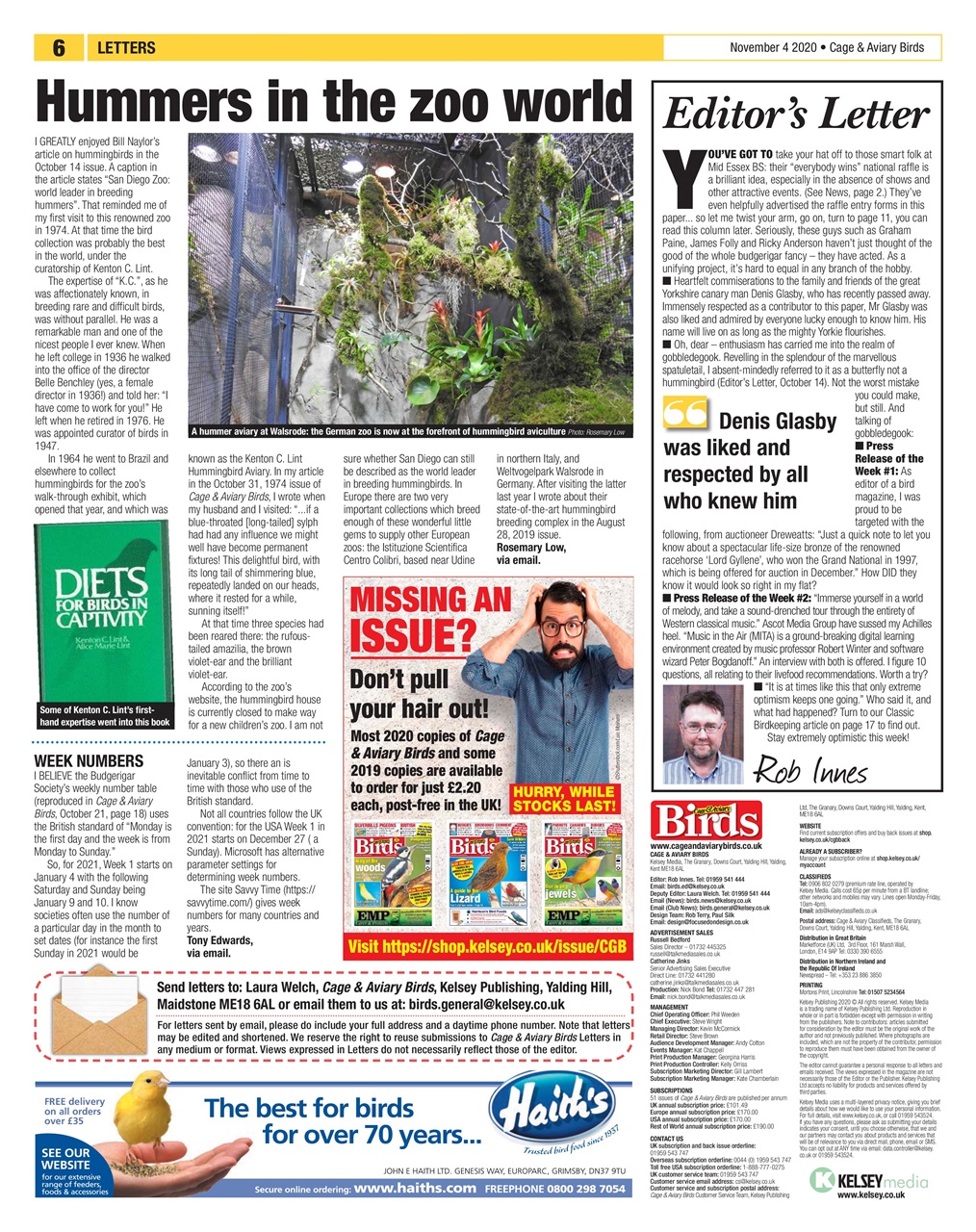 Cage & Aviary Birds Preview Pages