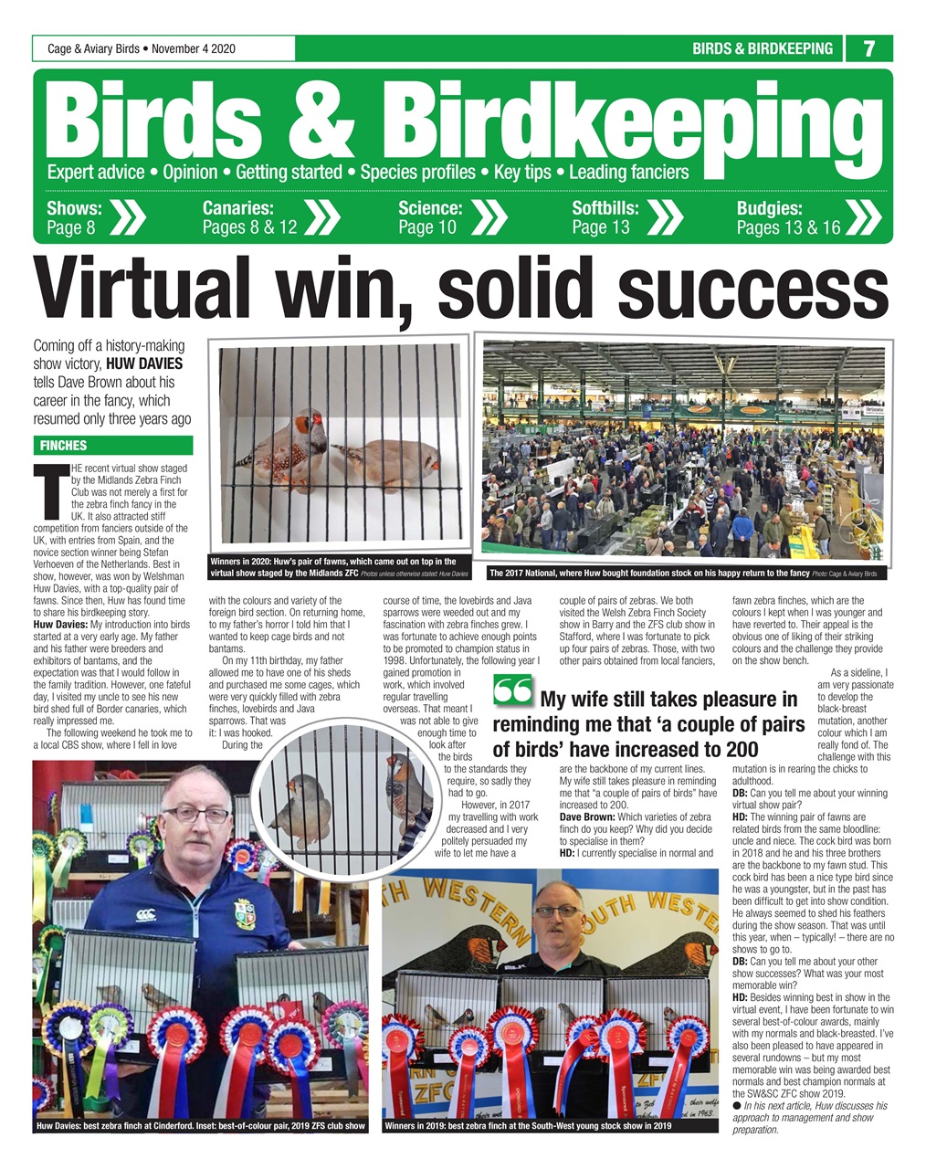 Cage & Aviary Birds Preview Pages