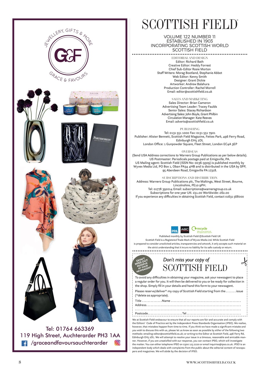 Scottish Field Preview Pages