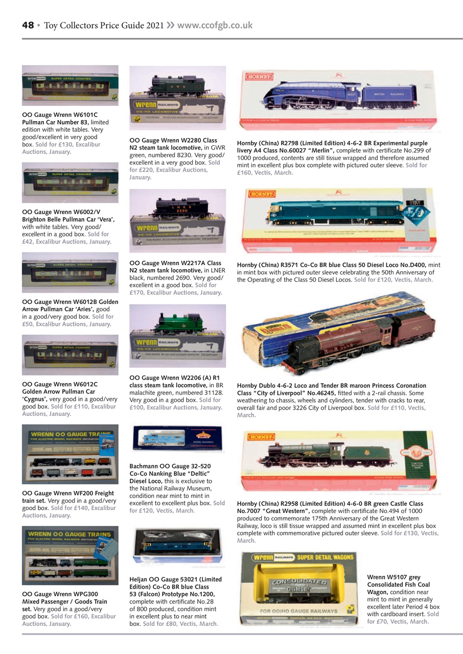 Toy Collectors Price Guide Preview Pages
