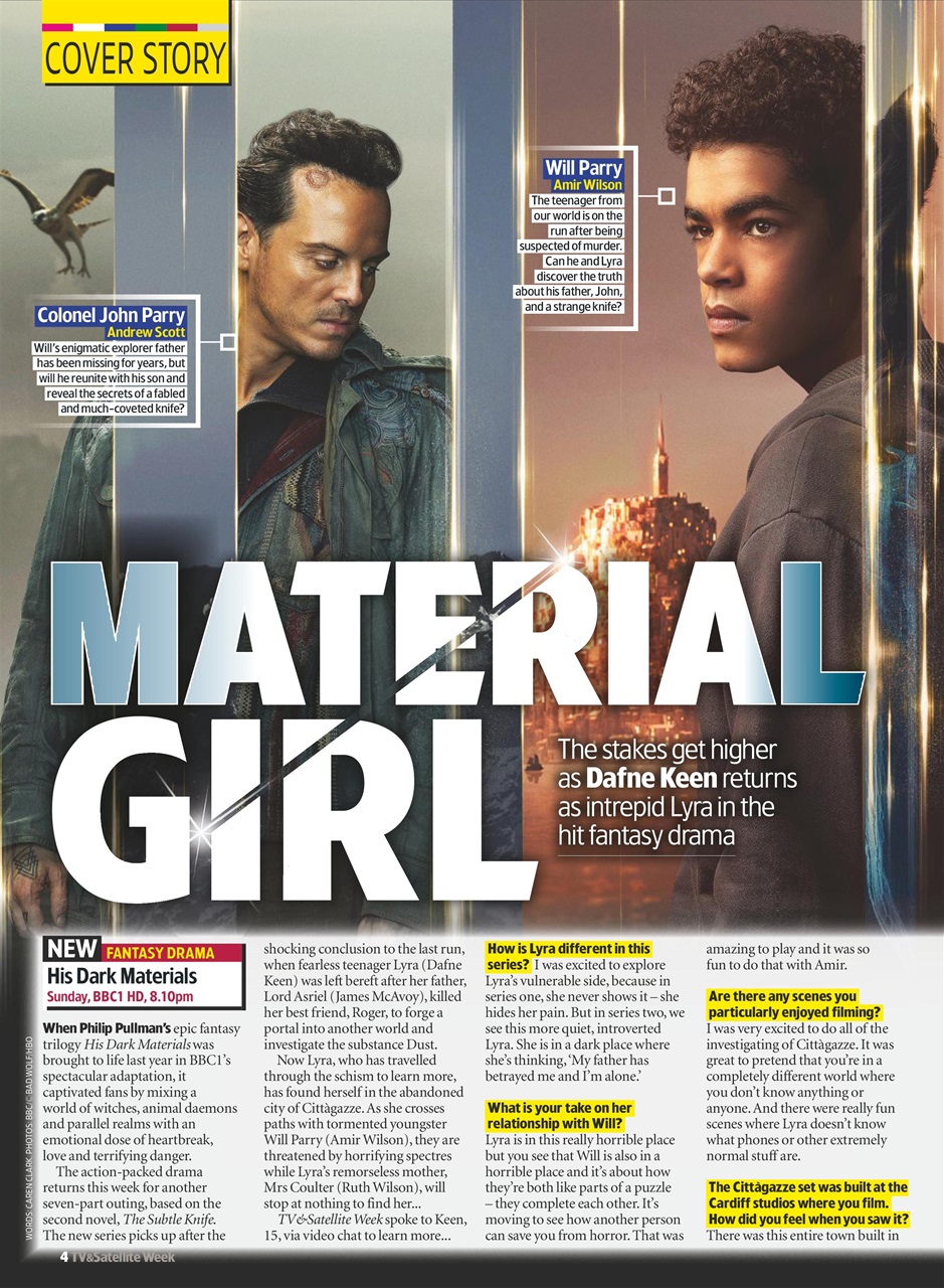 TV & Satellite Week Preview Pages
