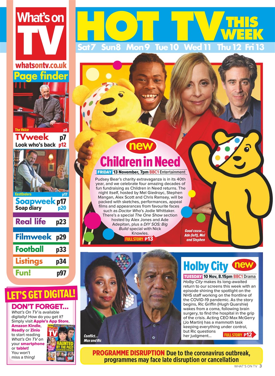 What's on TV Preview Pages