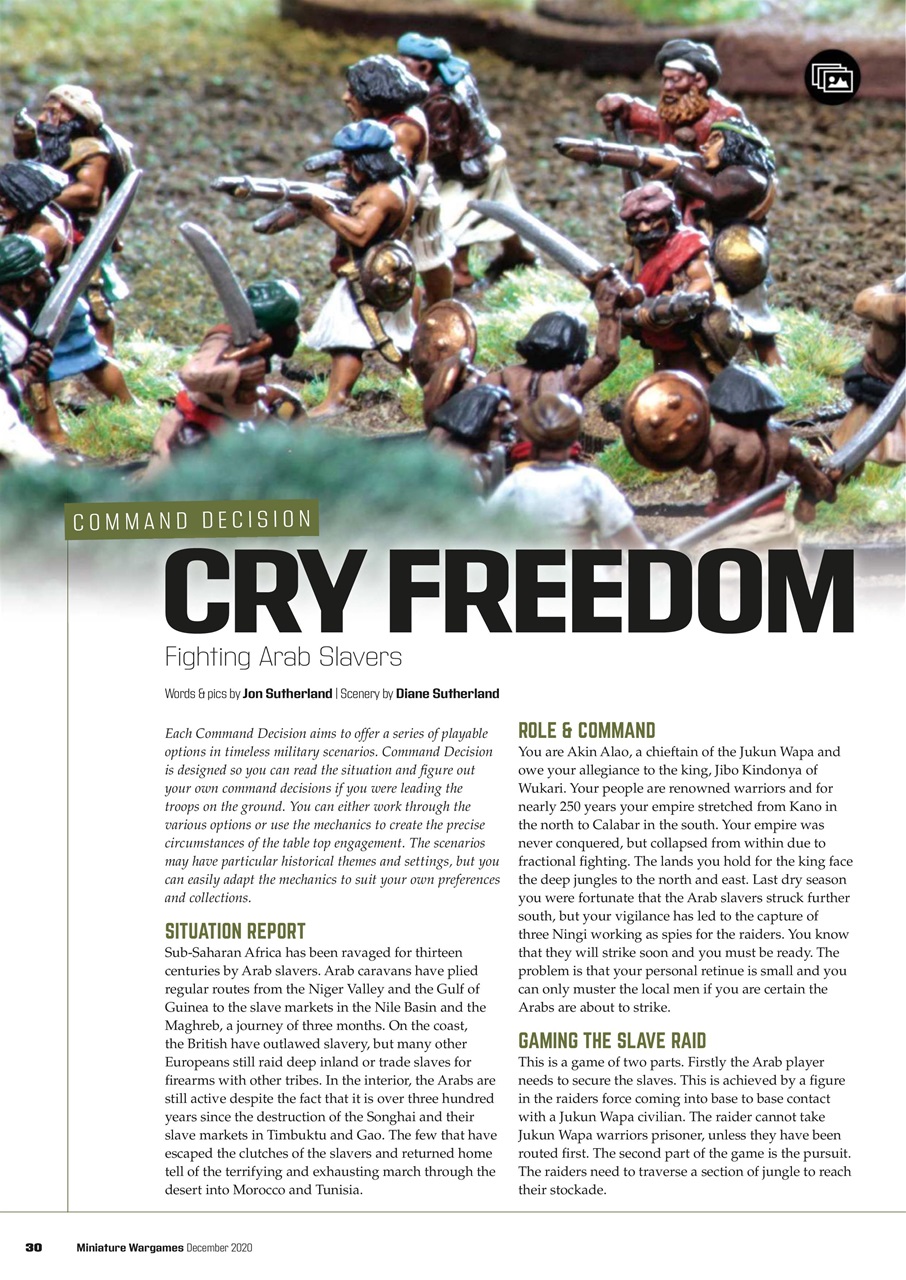 Miniature Wargames Preview Pages