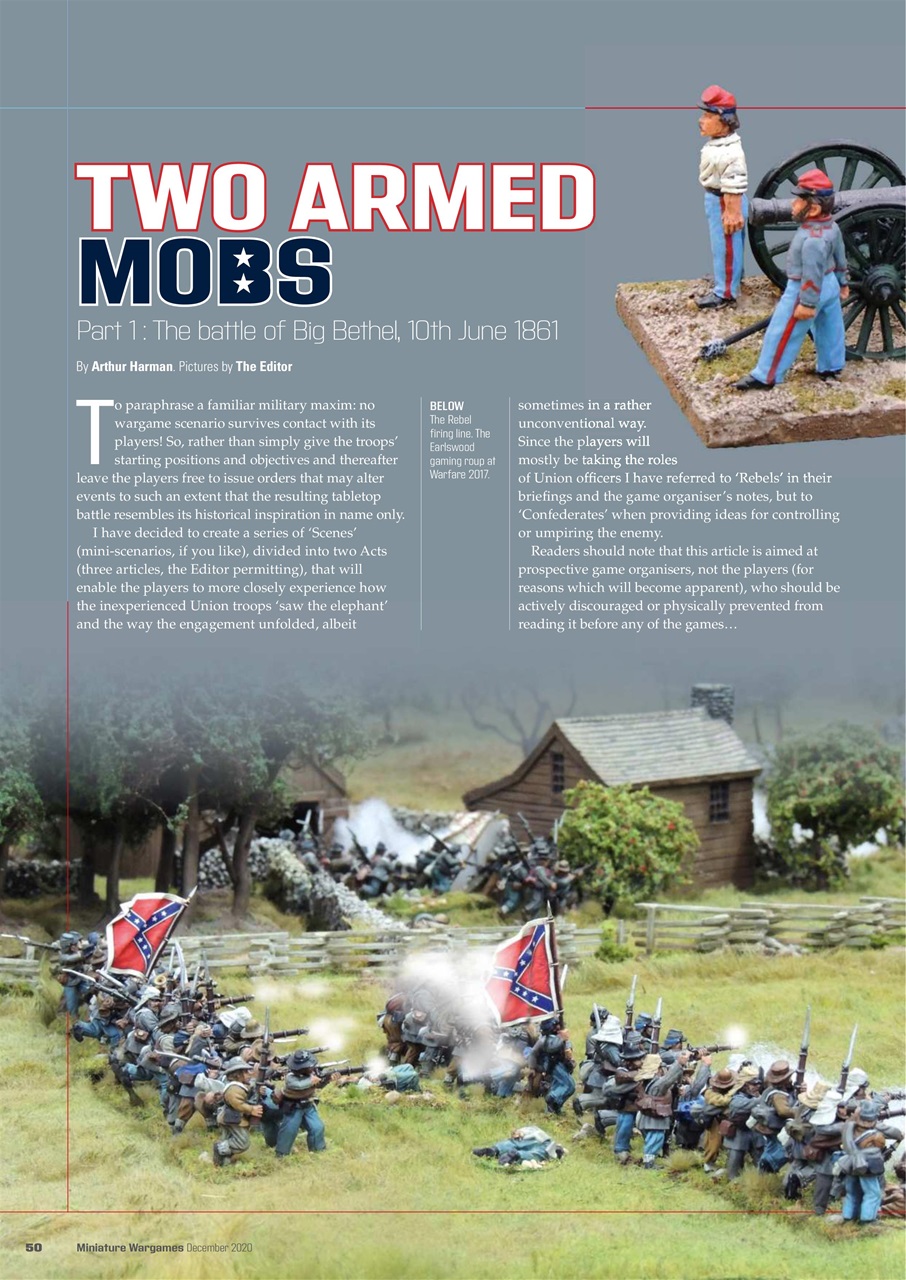 Miniature Wargames Preview Pages