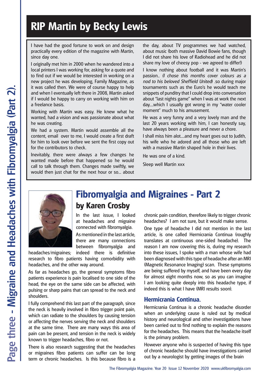 Fibromyalgia Magazine Preview Pages