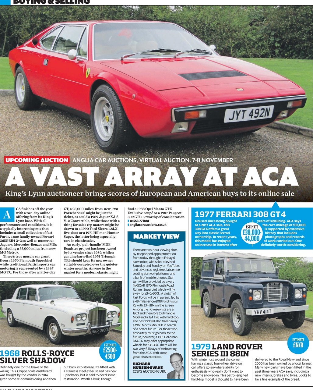 Classic Car Weekly Preview Pages
