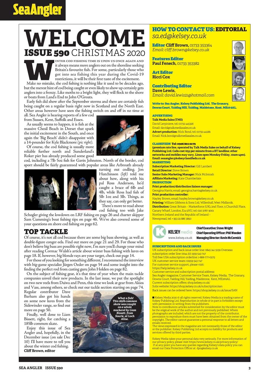 Sea Angler Preview Pages