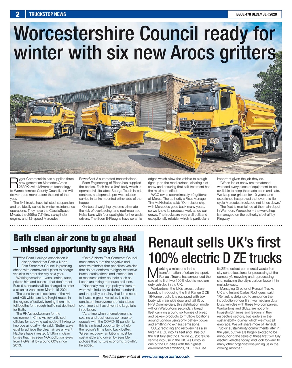 Truckstop News Preview Pages