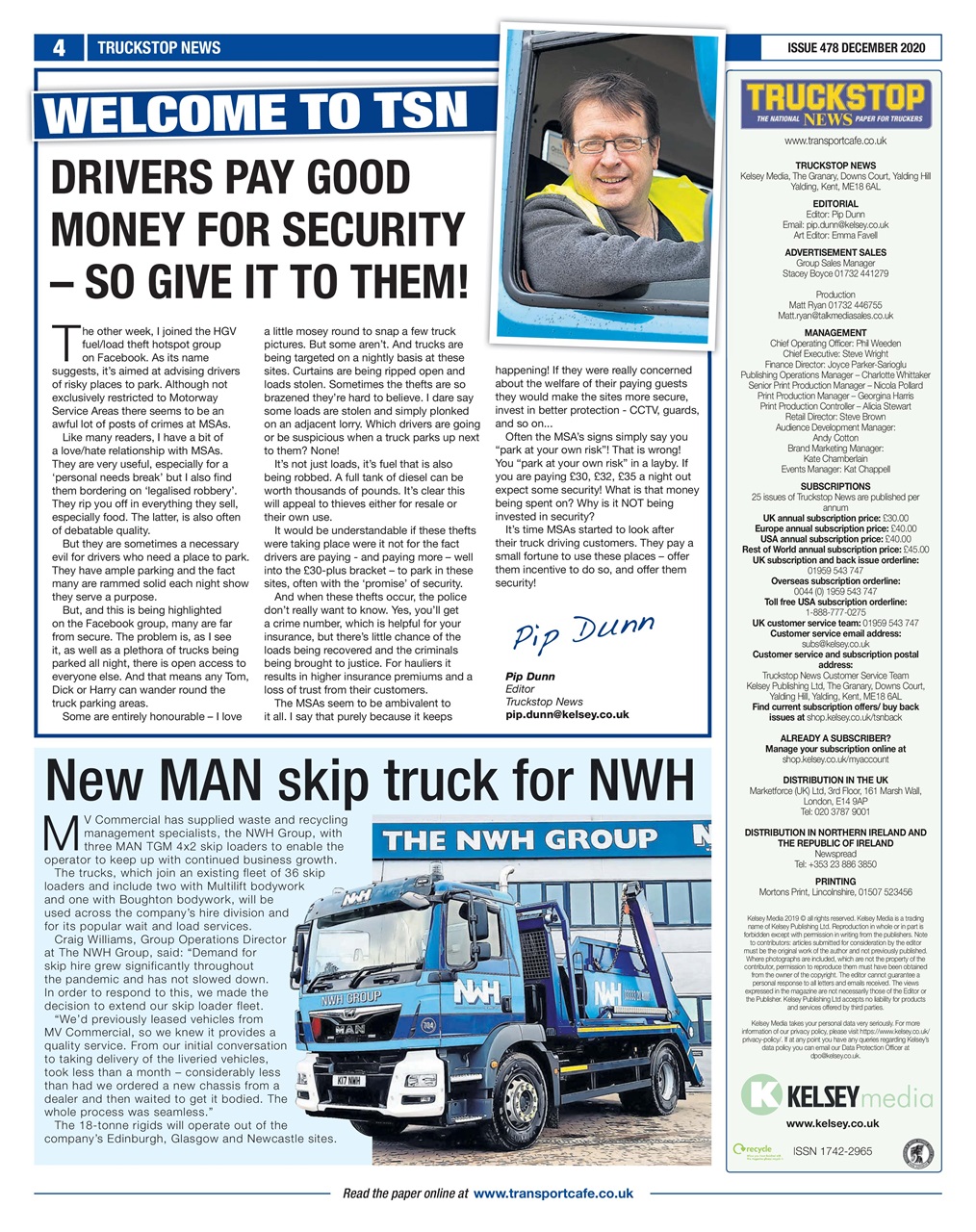 Truckstop News Preview Pages