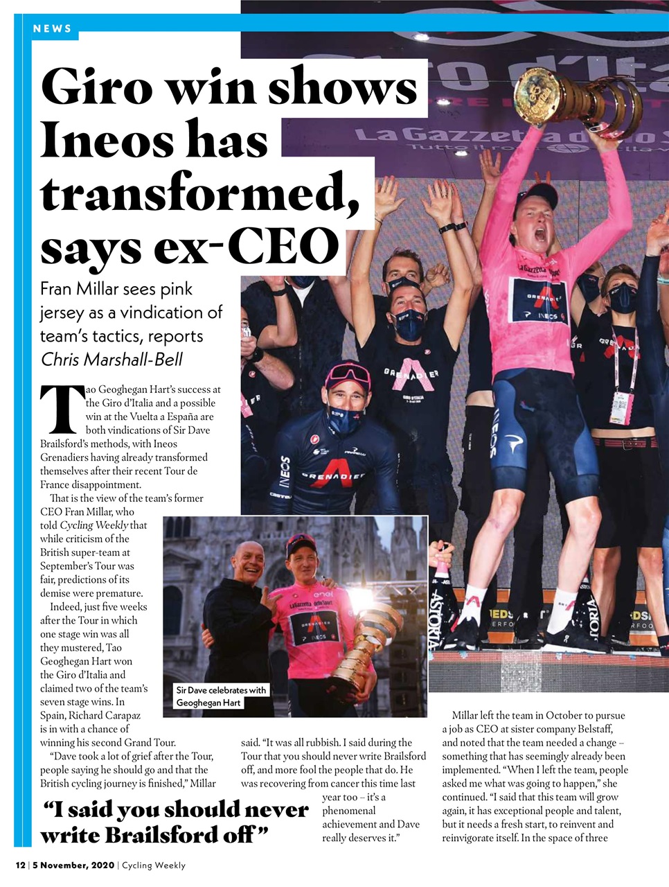 Cycling Weekly Preview Pages