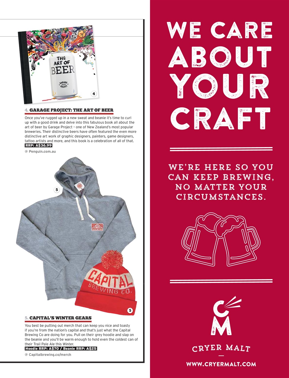 Beer and Brewer Preview Pages