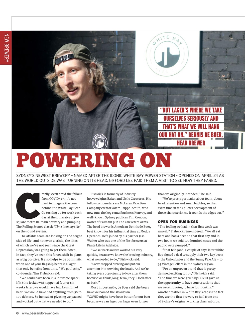 Beer and Brewer Preview Pages