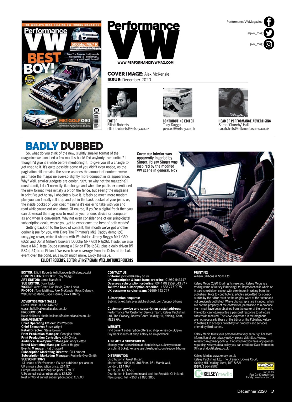 Performance VW Preview Pages