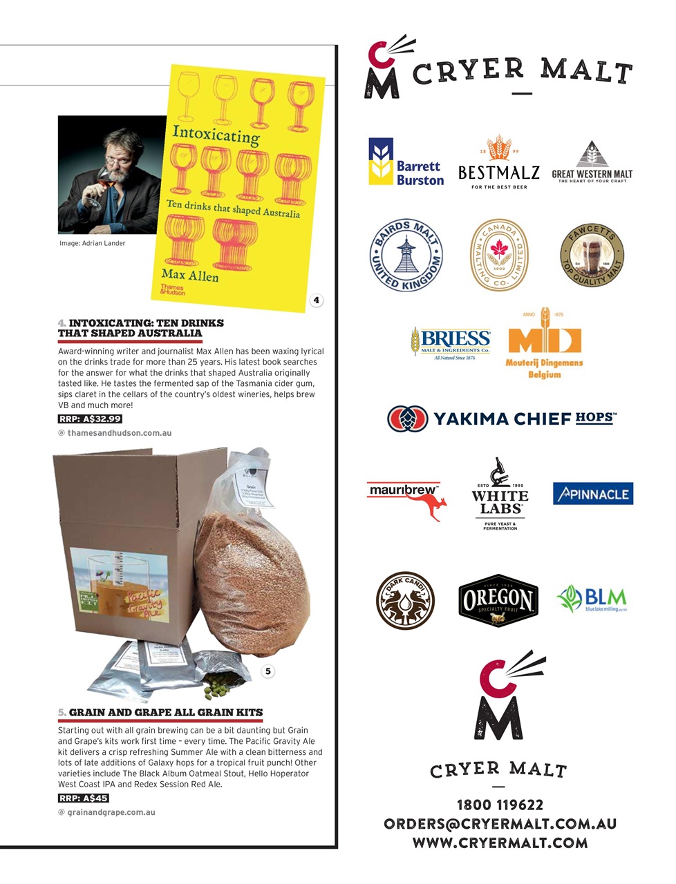 Beer and Brewer Preview Pages