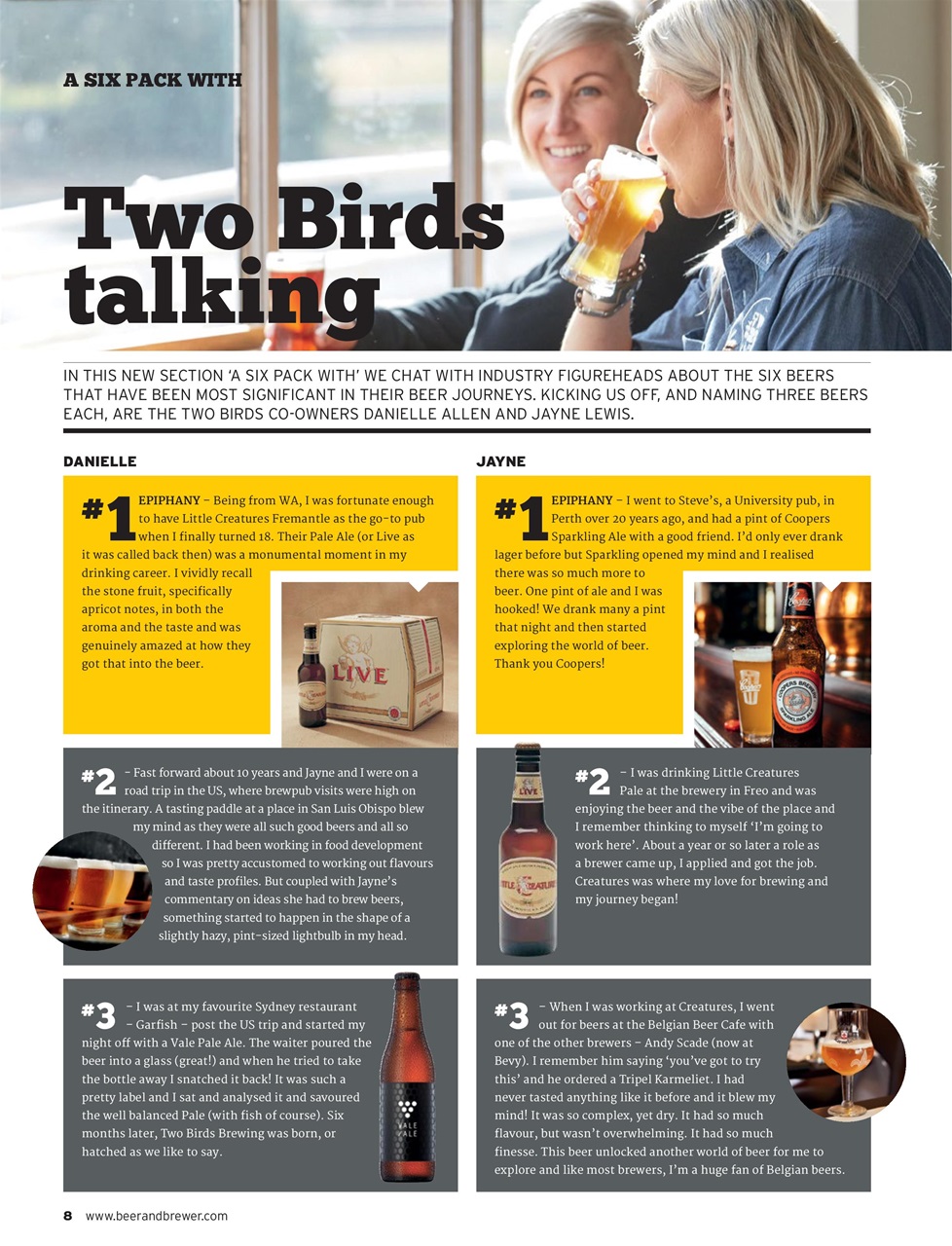 Beer and Brewer Preview Pages