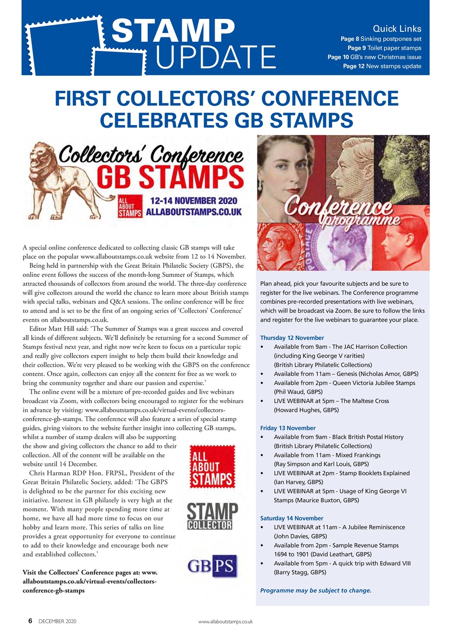 Stamp Collector Preview Pages