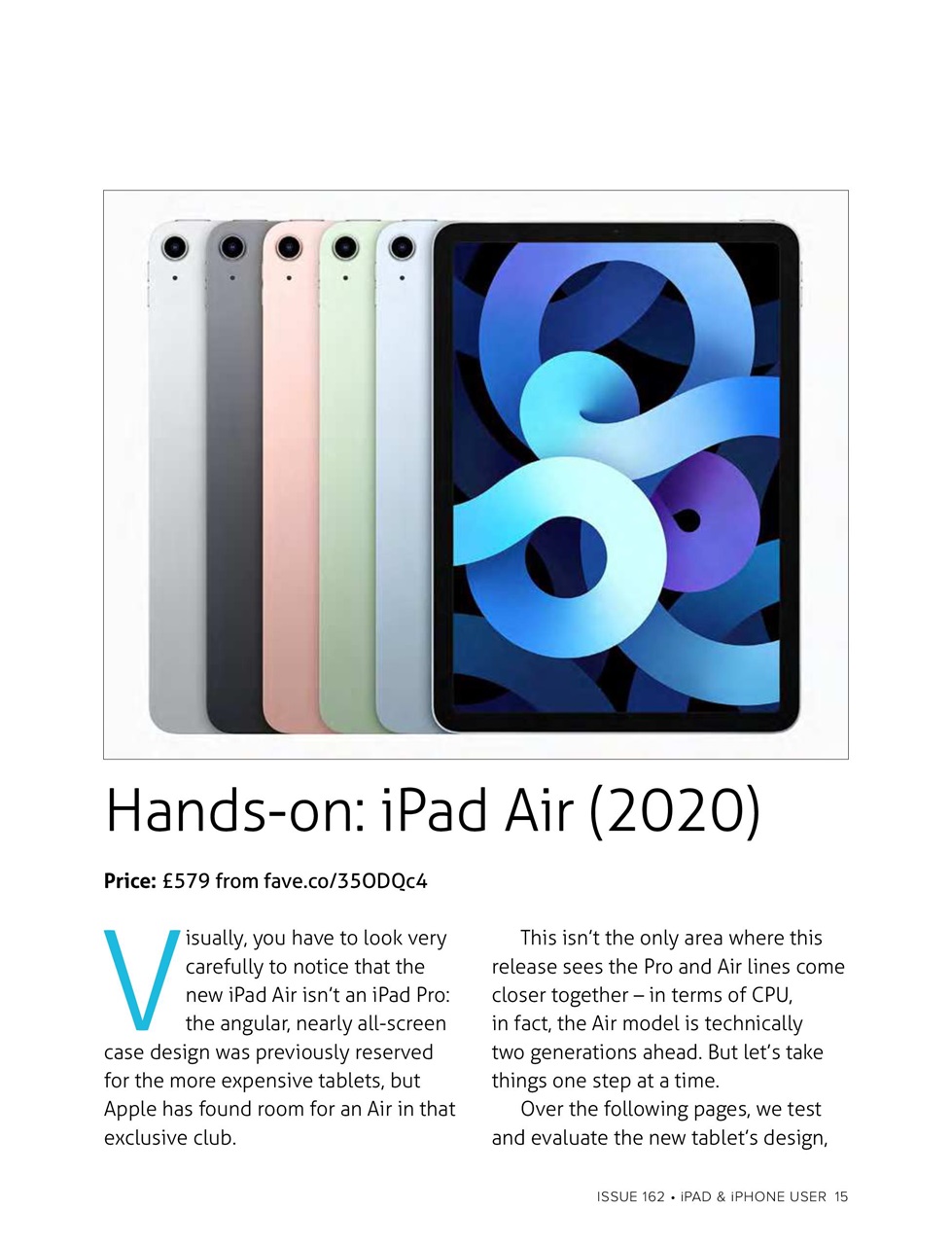 iPad and iPhone User Preview Pages