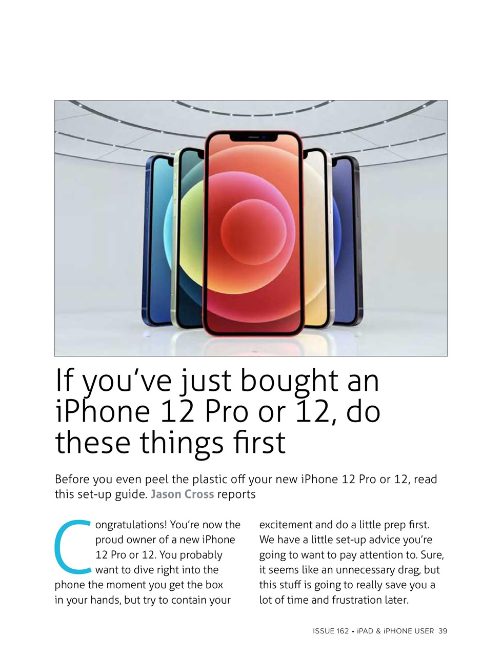 iPad and iPhone User Preview Pages