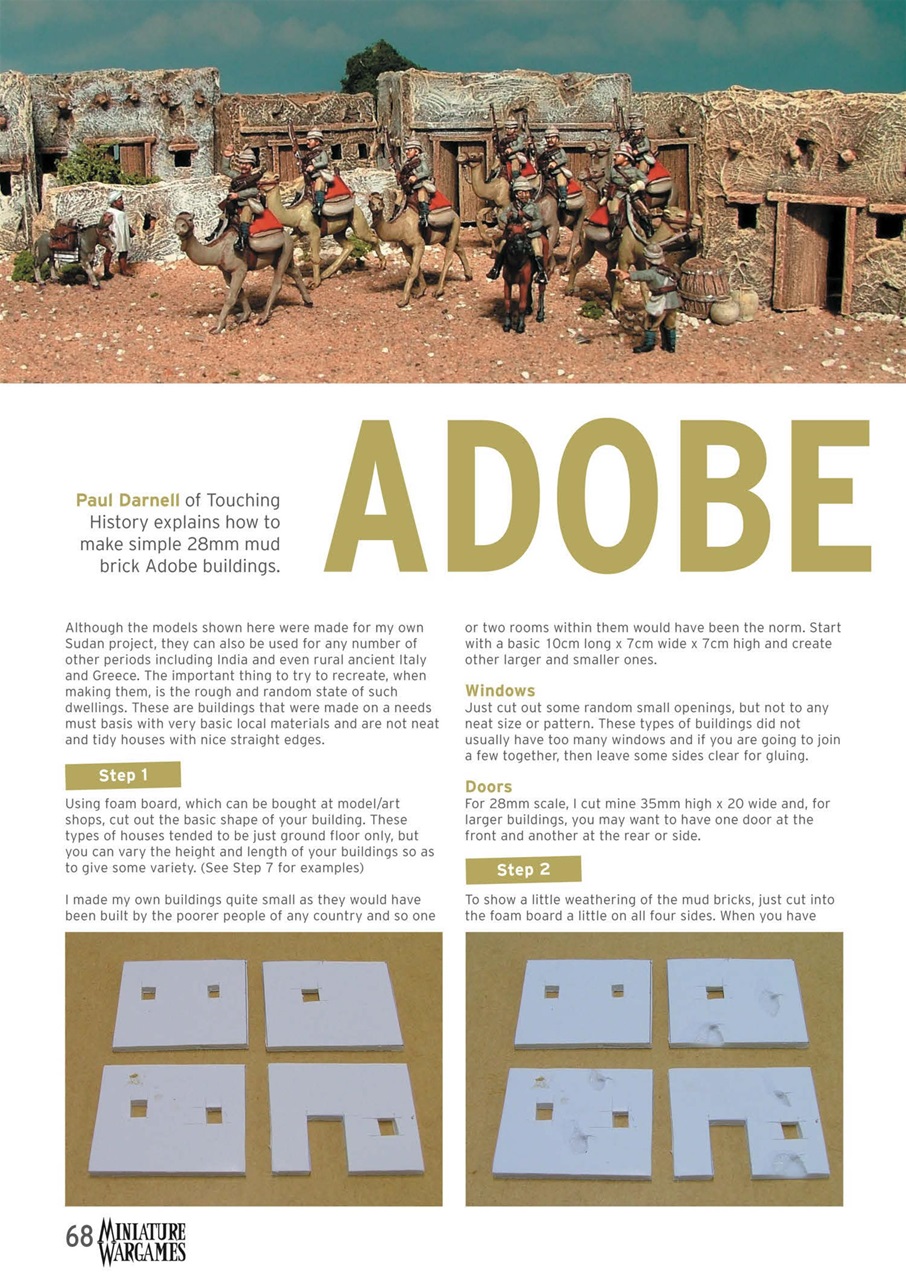 Miniature Wargames Preview Pages