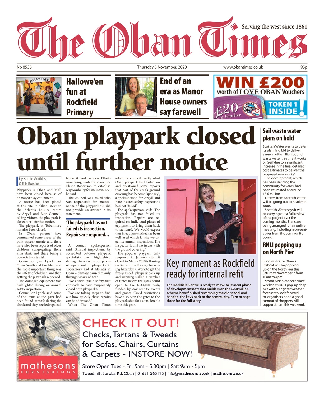 The Oban Times & Lochaber Times Preview Pages