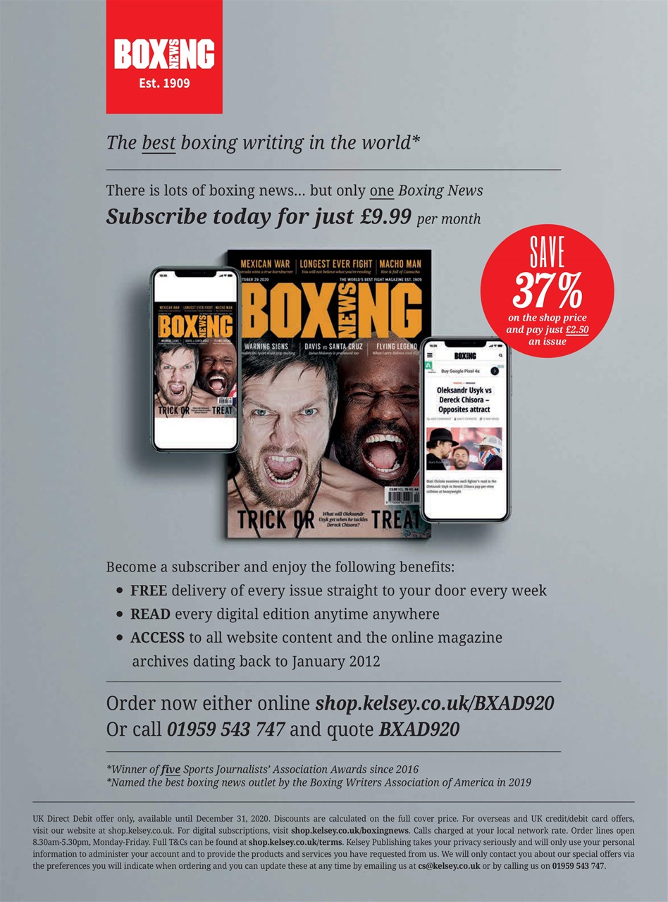 Boxing News Presents Preview Pages