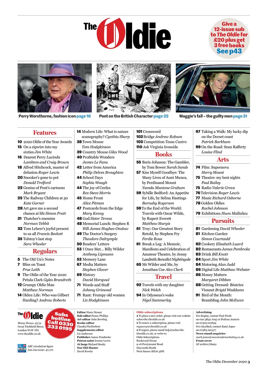 The Oldie Preview Pages