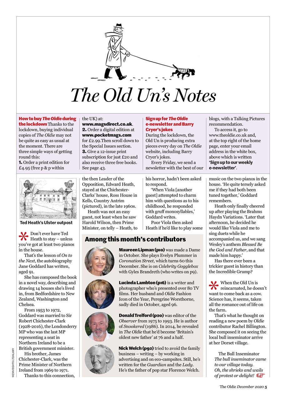 The Oldie Preview Pages