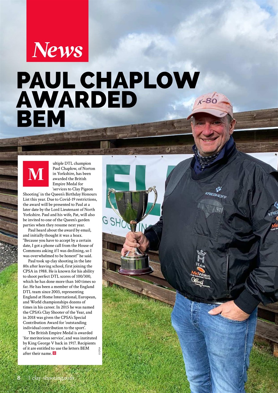 Clay Shooting Preview Pages