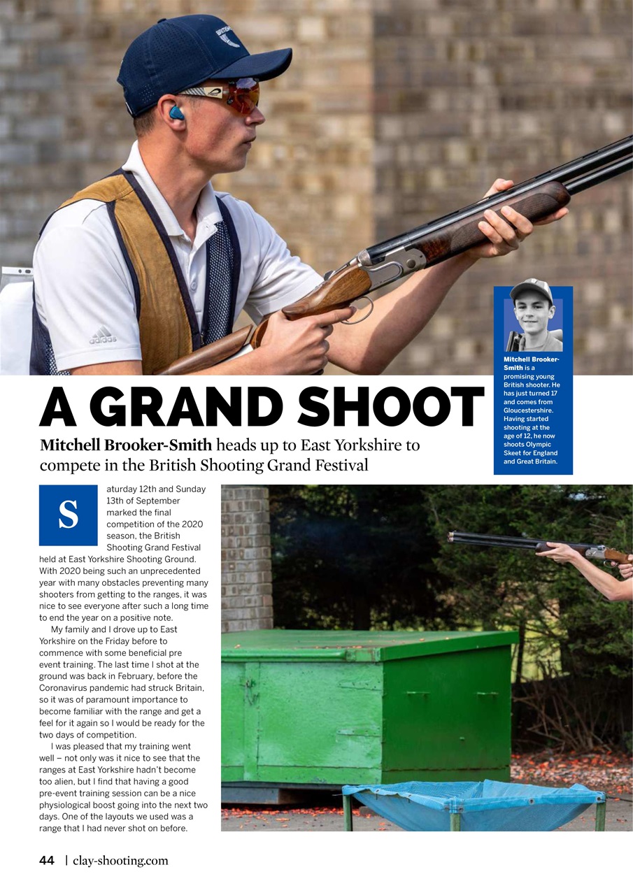 Clay Shooting Preview Pages