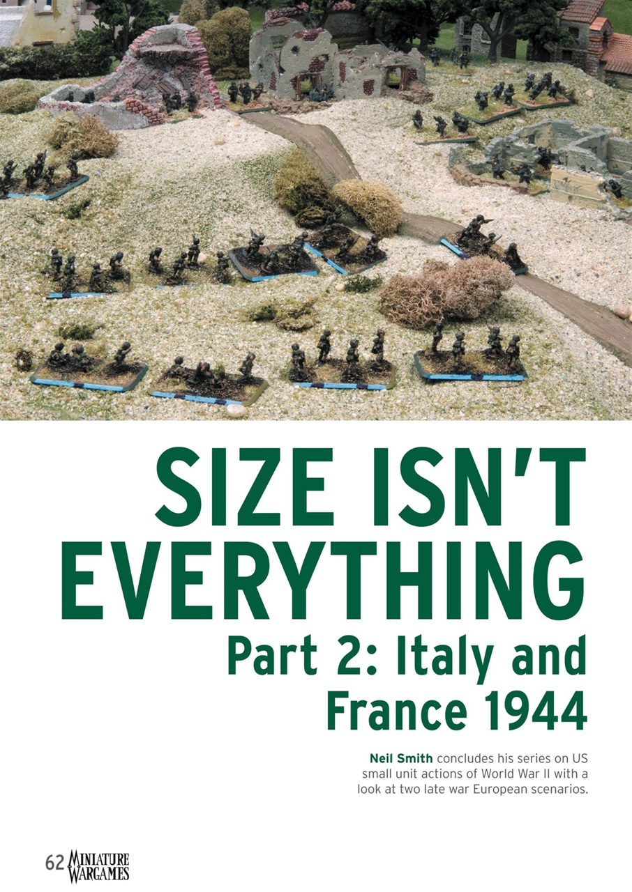 Miniature Wargames Preview Pages