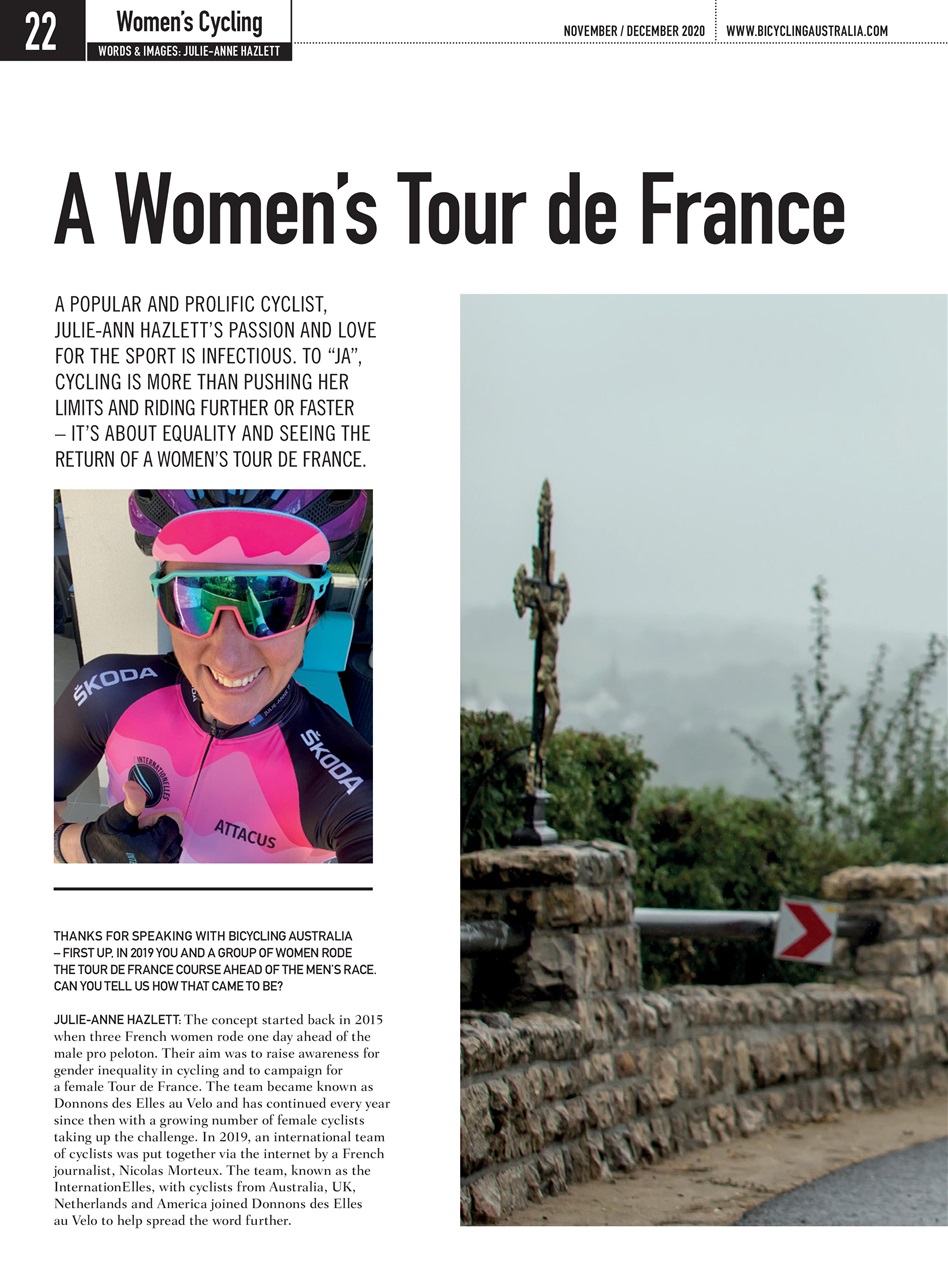 Bicycling Australia Preview Pages