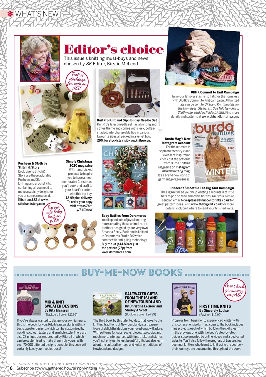 Simply Knitting Preview Pages