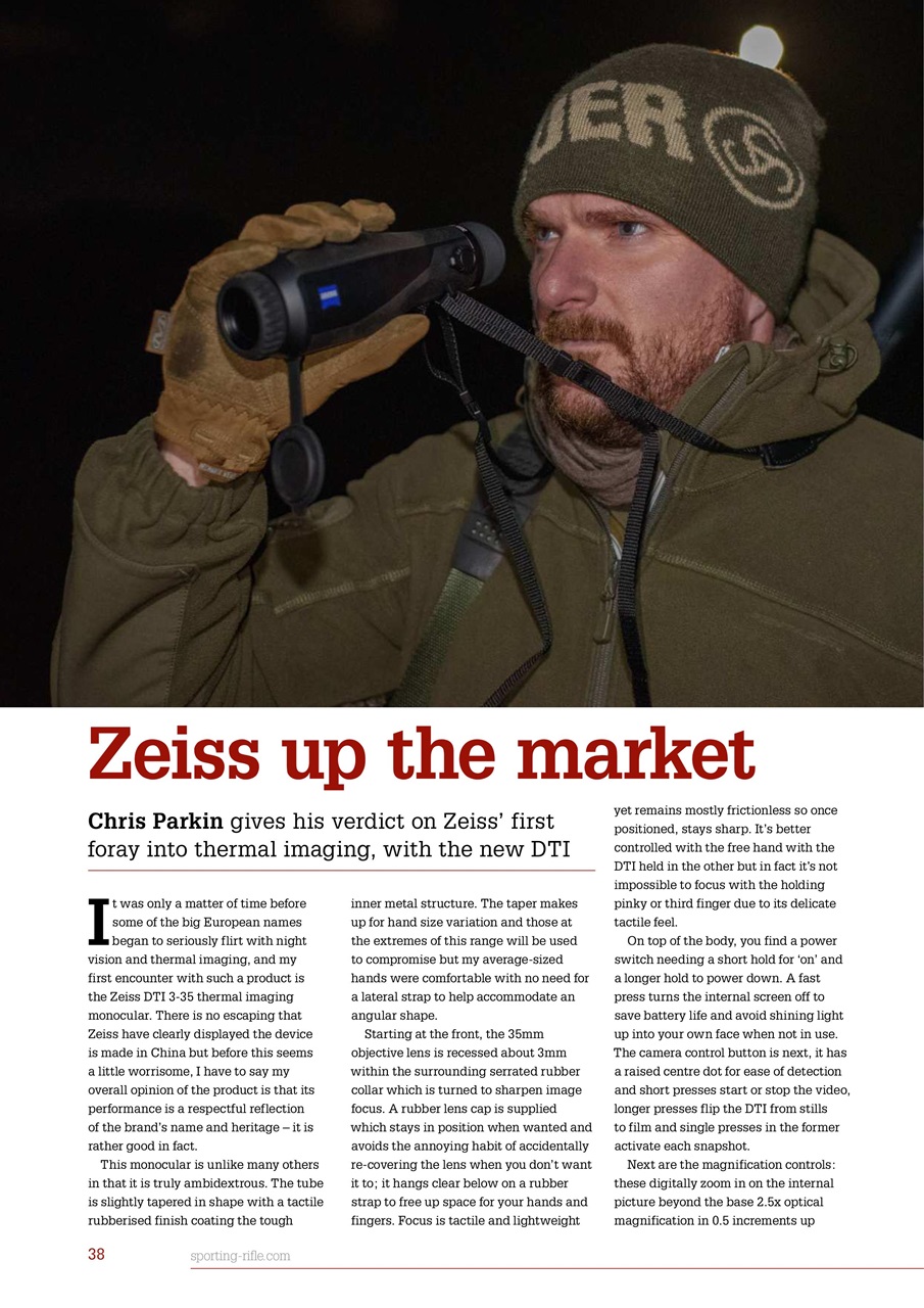 Sporting Rifle Preview Pages