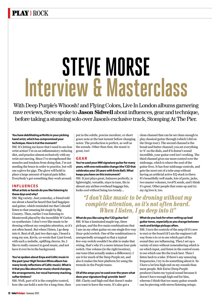 Guitar Techniques Preview Pages