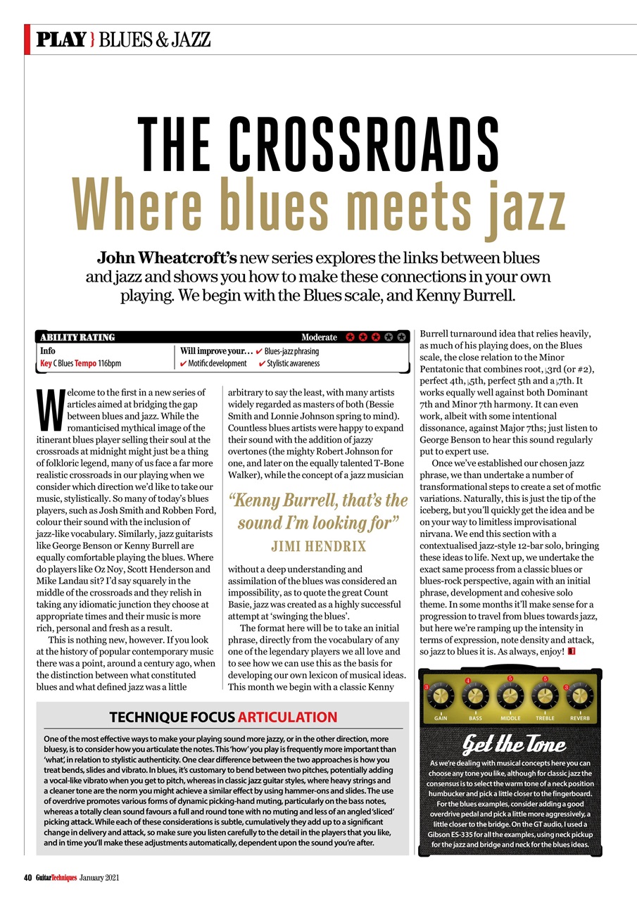 Guitar Techniques Preview Pages