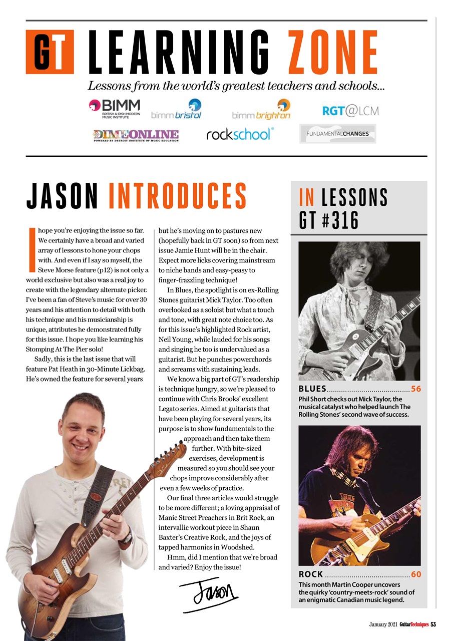 Guitar Techniques Preview Pages