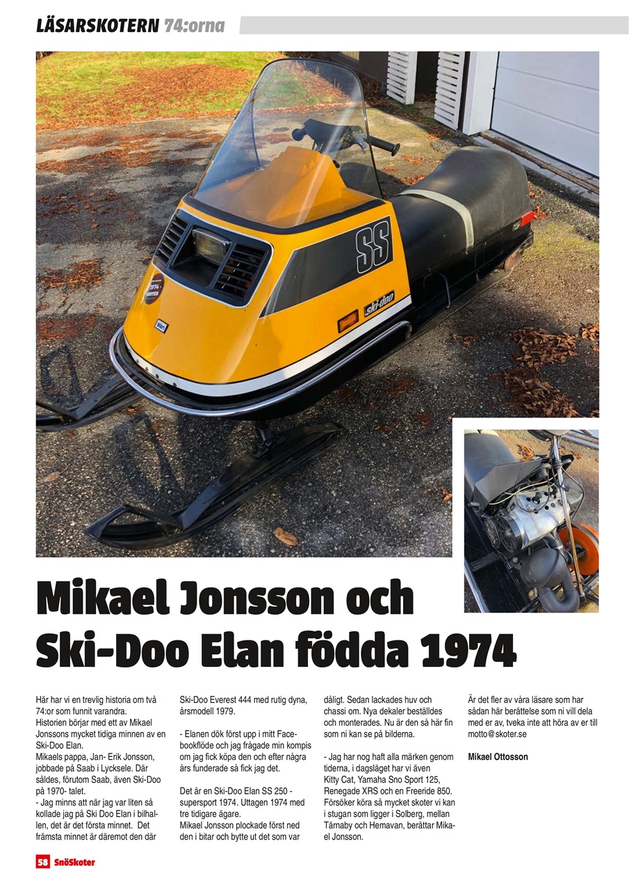 Tidningen Snöskoter Preview Pages