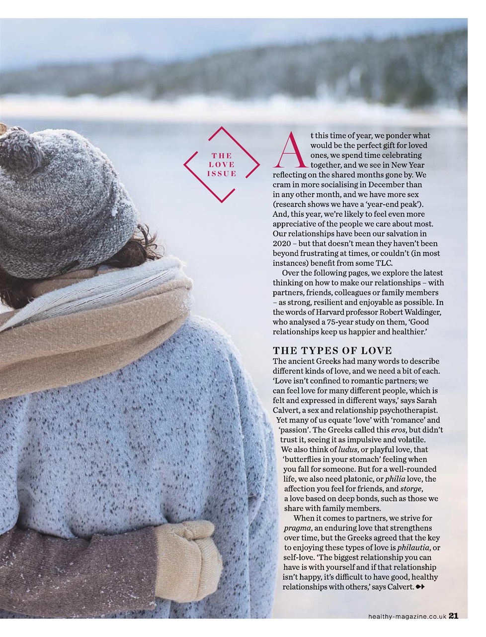 Healthy Magazine Preview Pages