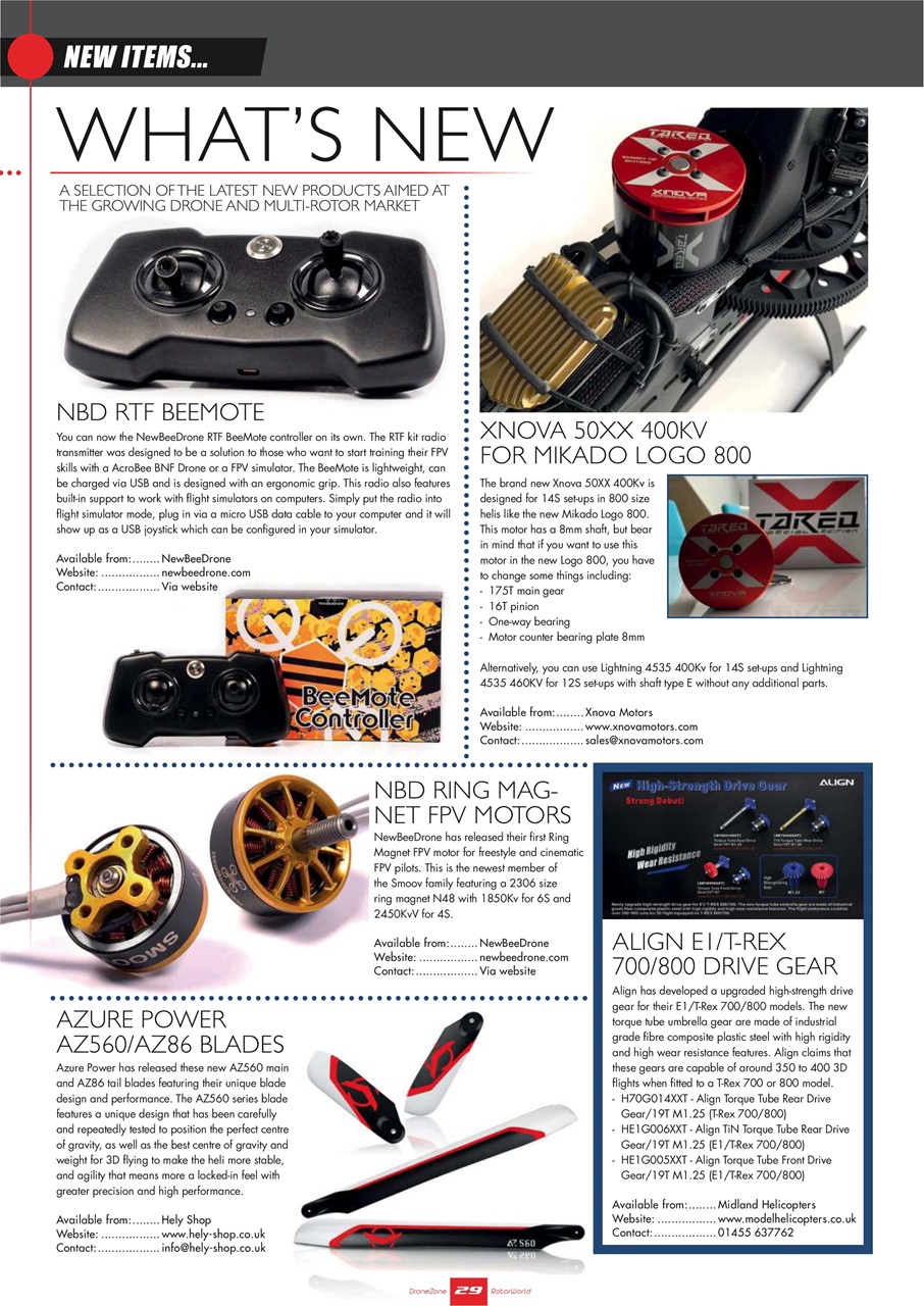 Radio Control Rotor World Preview Pages