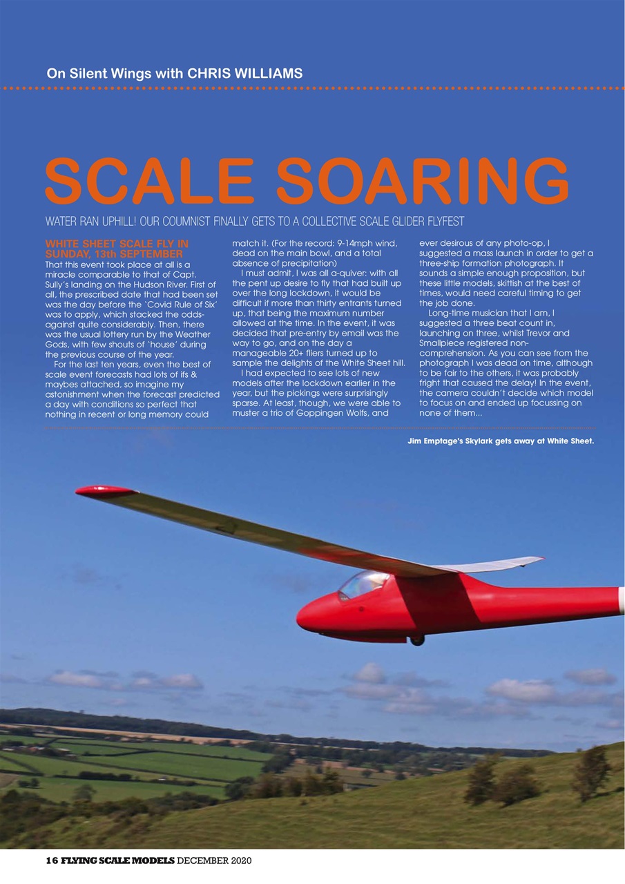 Radio Control Model Flyer Preview Pages