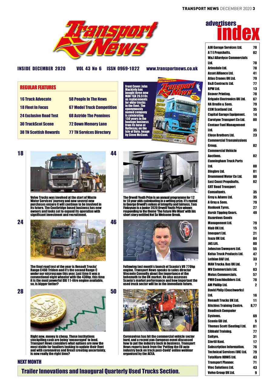 Transport News Preview Pages