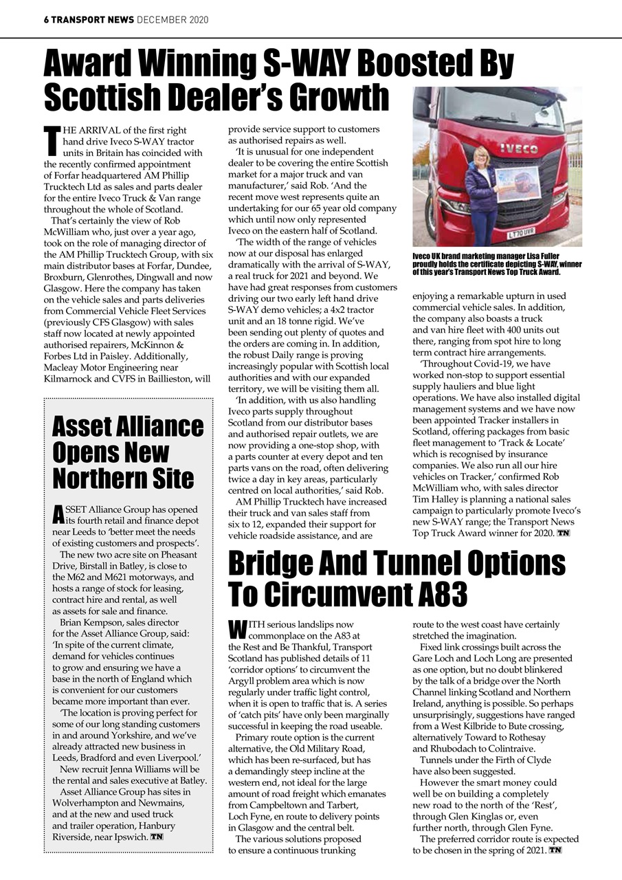 Transport News Preview Pages