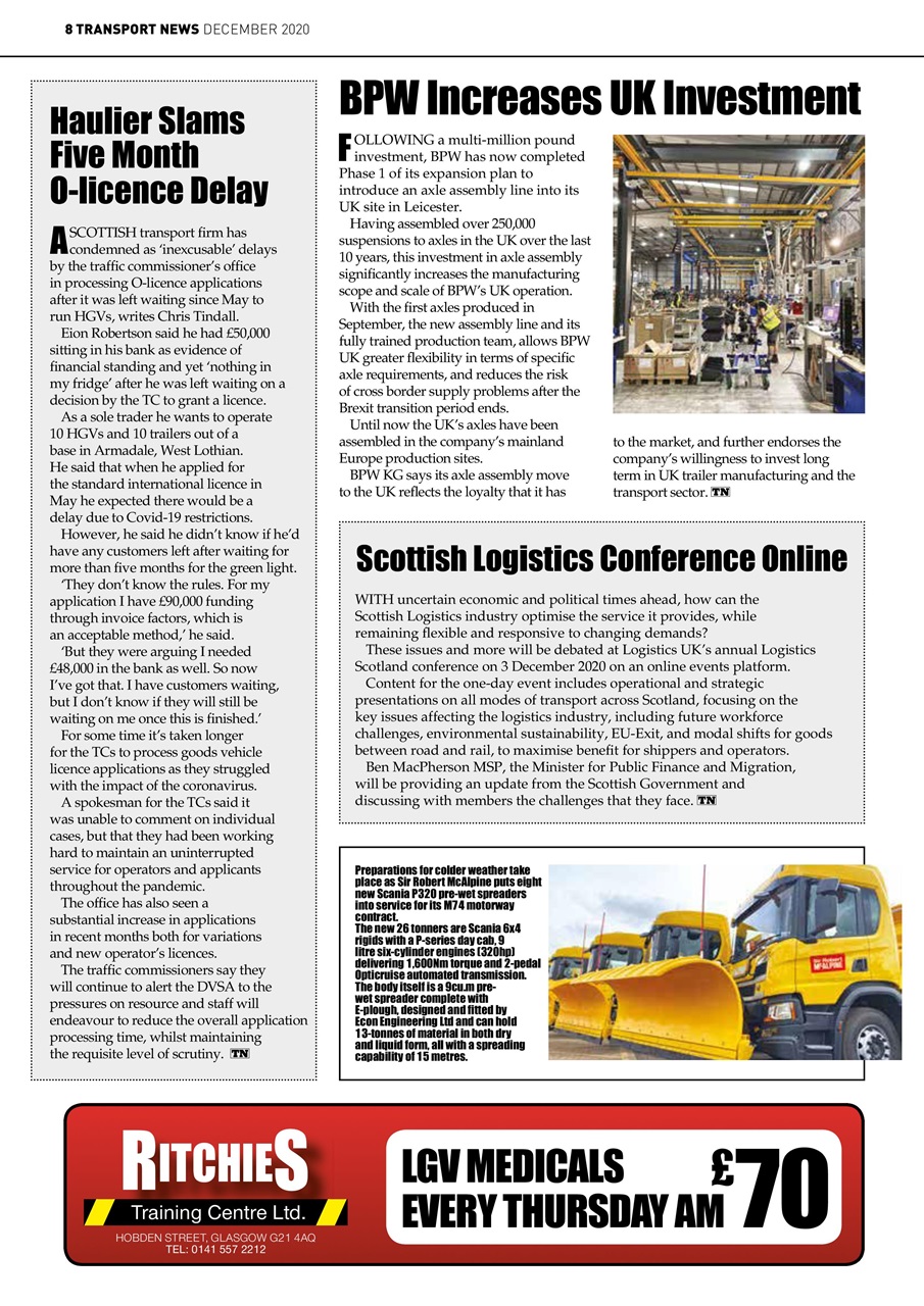 Transport News Preview Pages