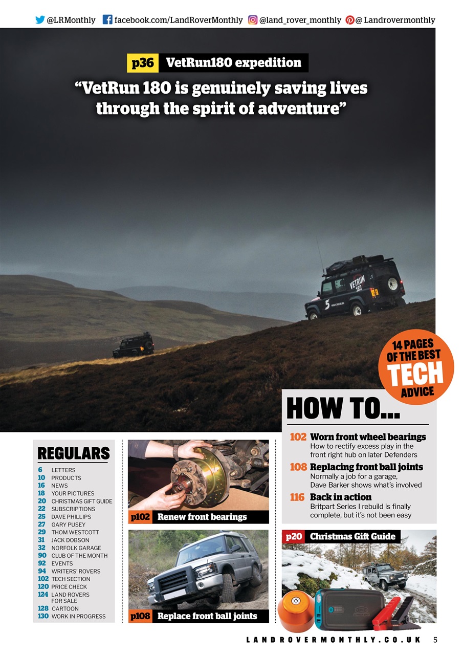 Land Rover Monthly Preview Pages
