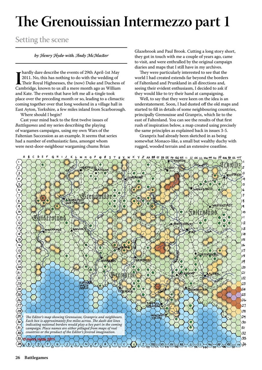 Miniature Wargames Preview Pages