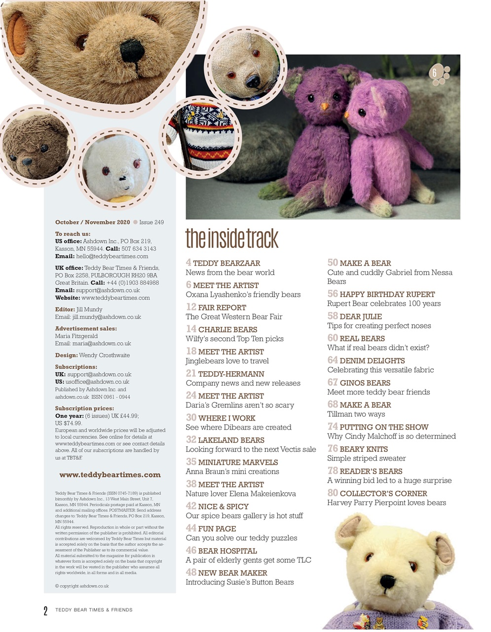 Teddy Bear Times Preview Pages