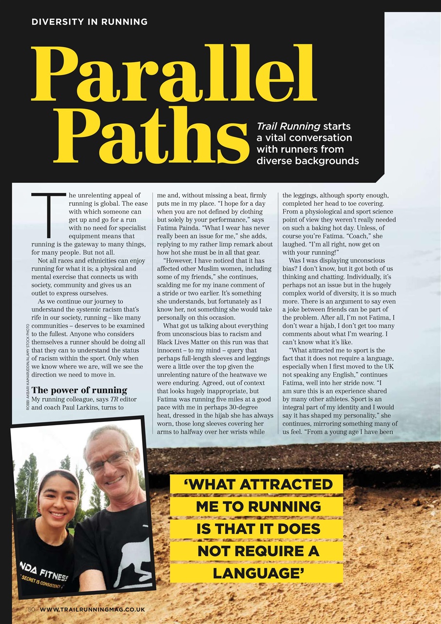 Trail Running Preview Pages