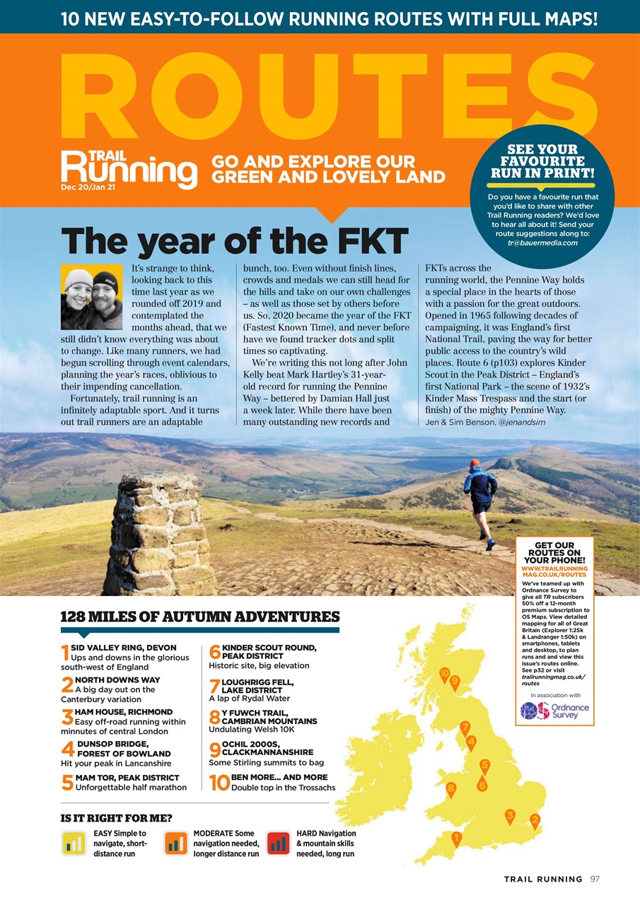 Trail Running Preview Pages