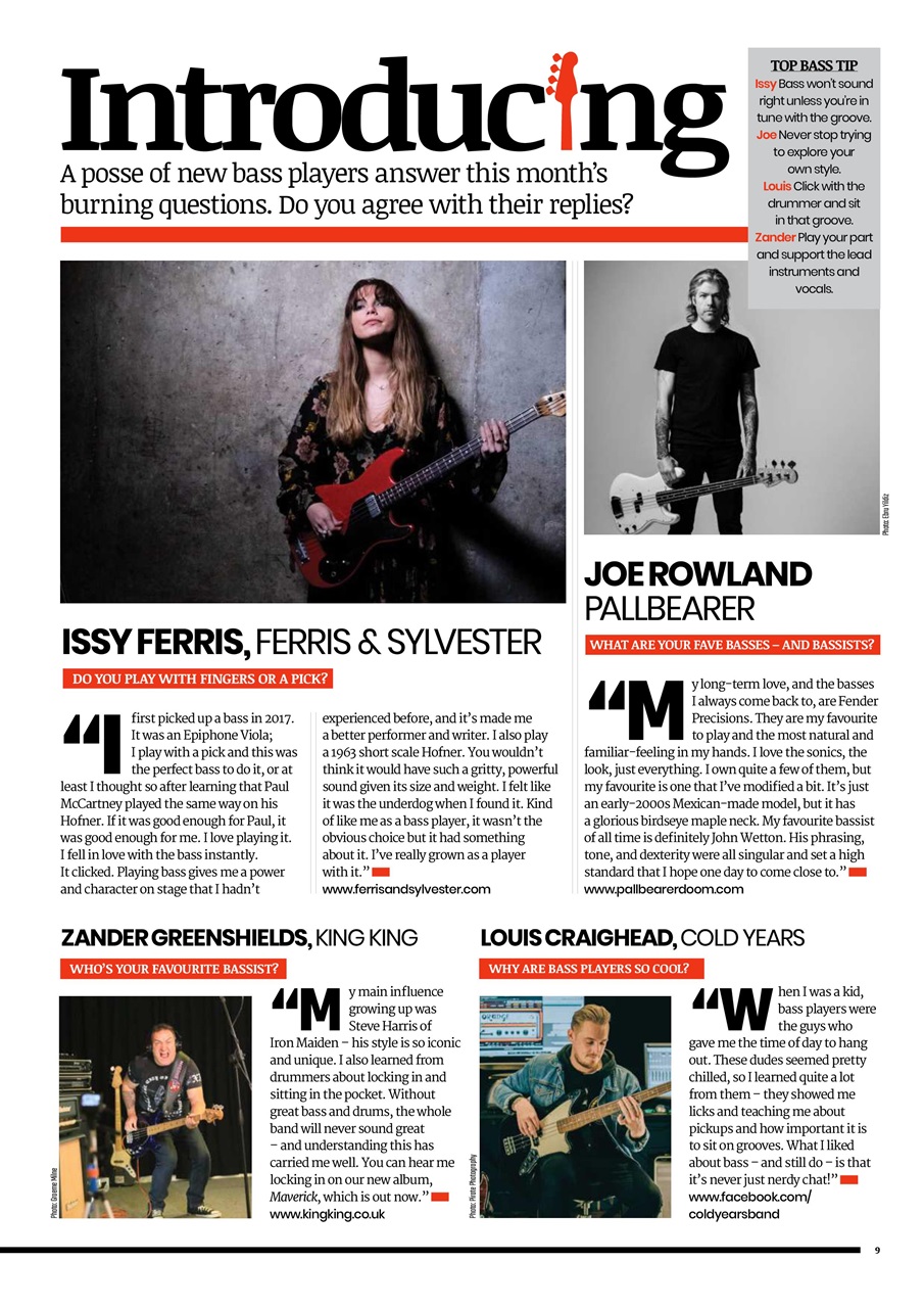 Bass Player UK Preview Pages